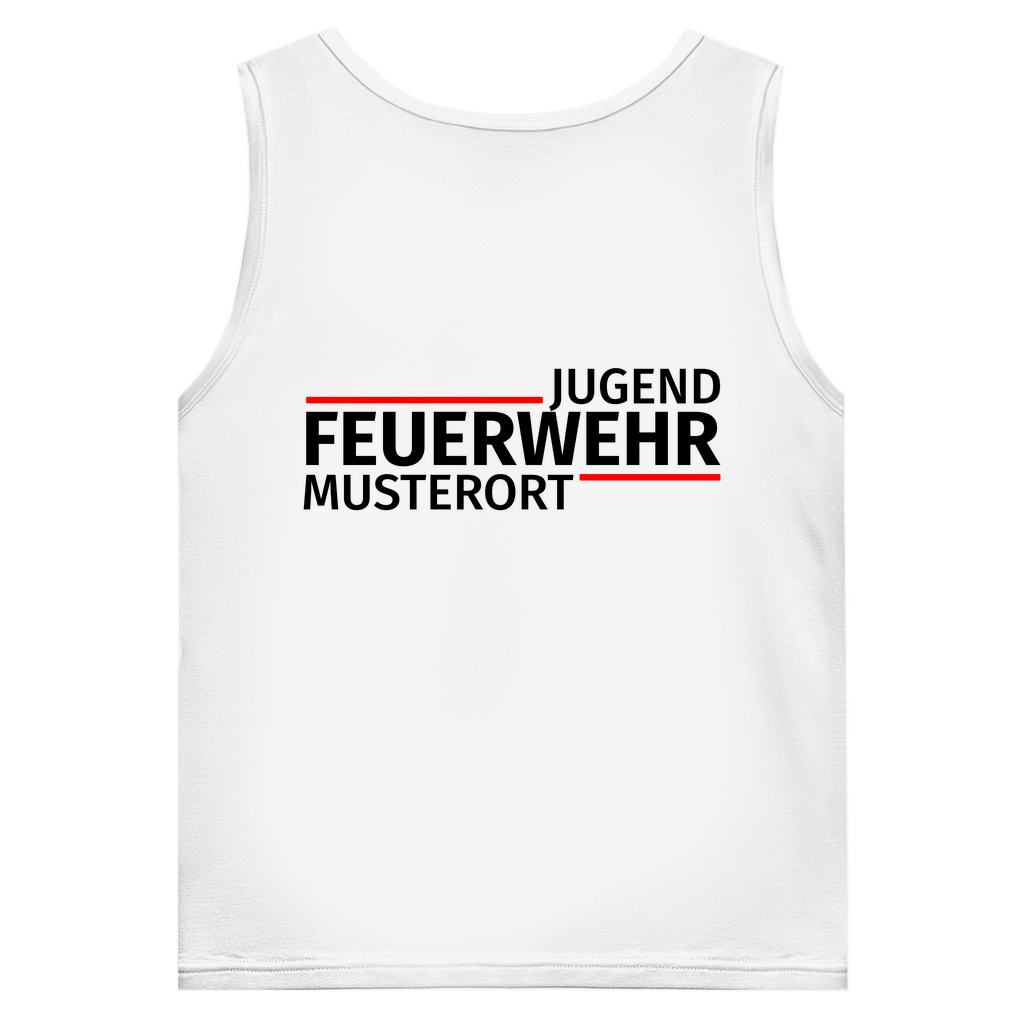 Herren Tank Top - Modern Jugendfeuerwehr [Personalisierbar]