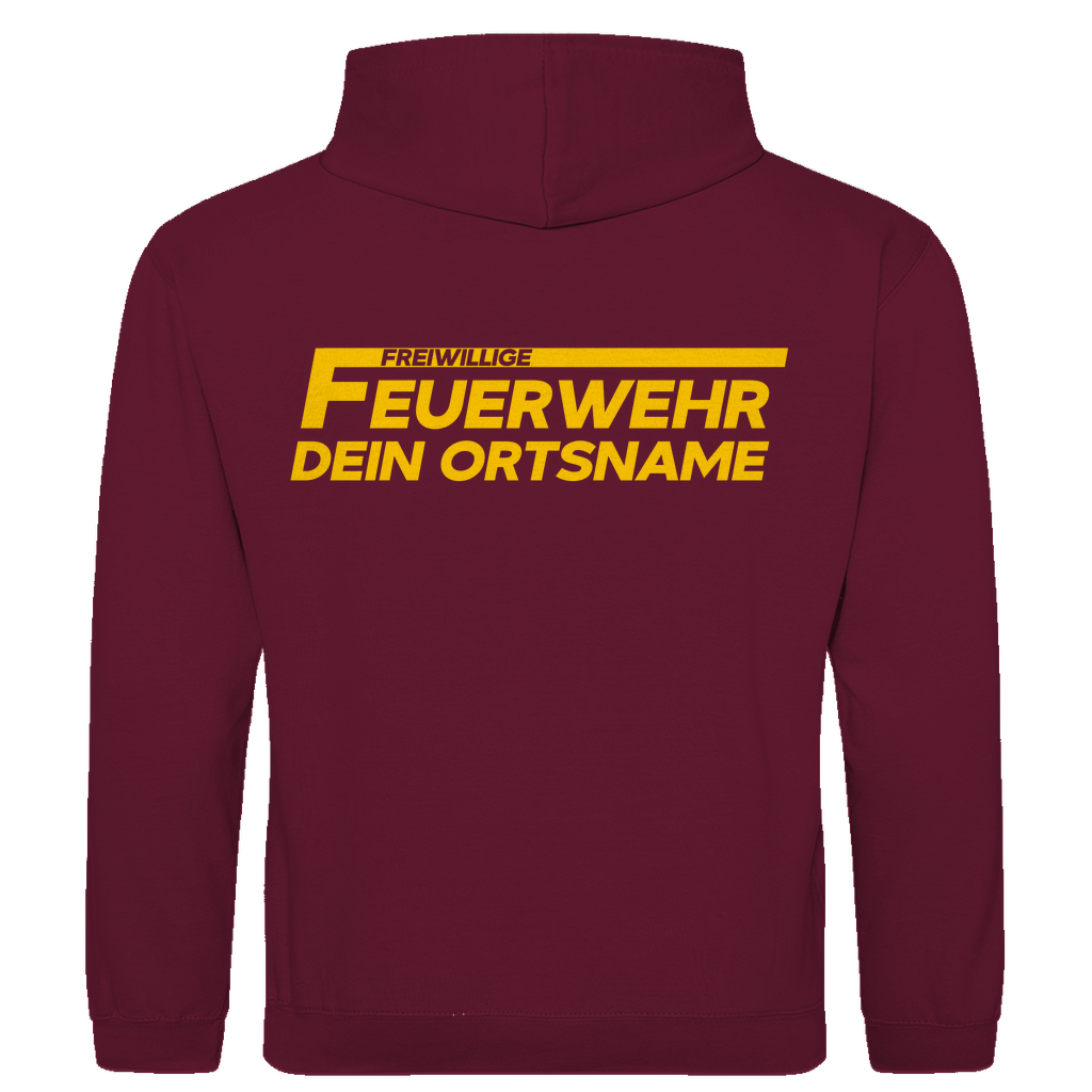 Herren Hoodie - Freiwillige Feuerwehr Gelb [Personalisierbar]