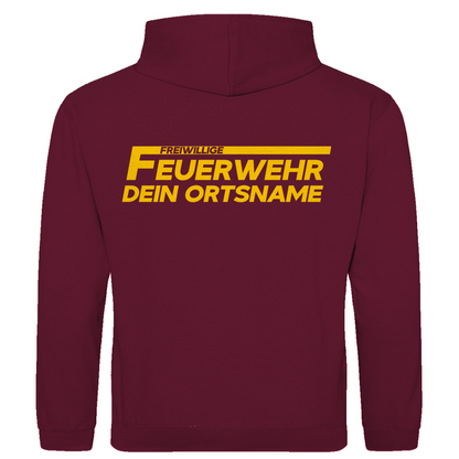 Herren Hoodie - Freiwillige Feuerwehr Gelb [Personalisierbar]