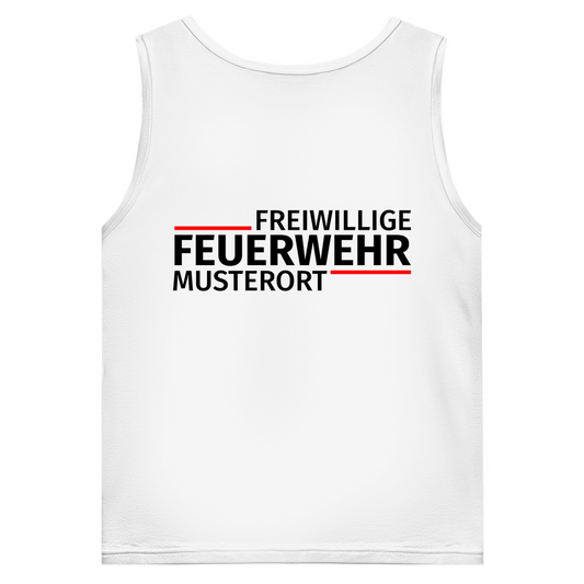 Herren Tank Top - Modern Freiwillige Feuerwehr [Personalisierbar]