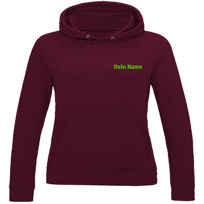 Damen Hoodie - Freiwillige Feuerwehr Grün [Personalisierbar]