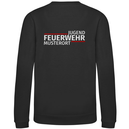 Kinder Sweatshirt - Modern Jugendfeuerwehr [Personalisierbar]