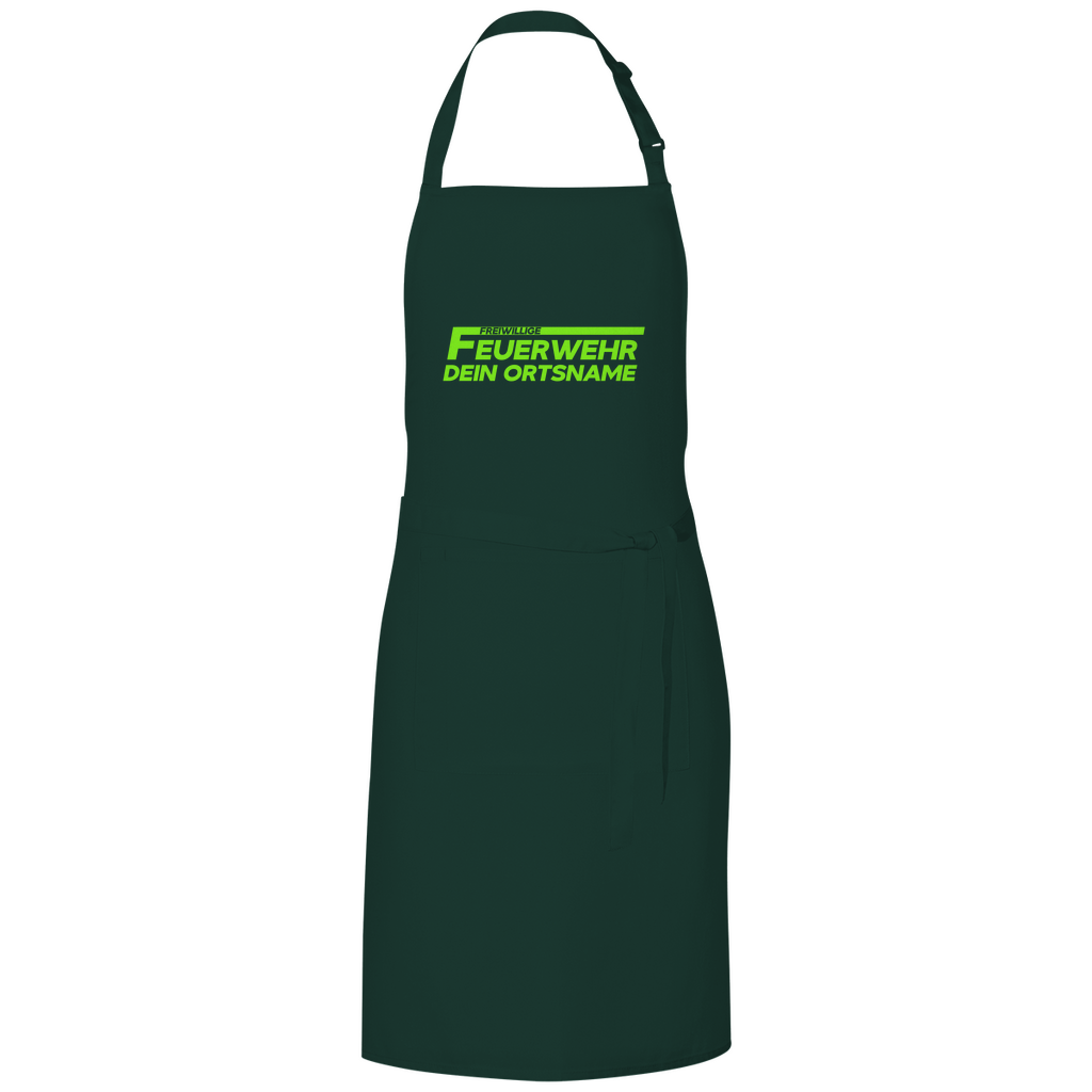 Grillschürze - Freiwillige Feuerwehr Grün [Personalisierbar]