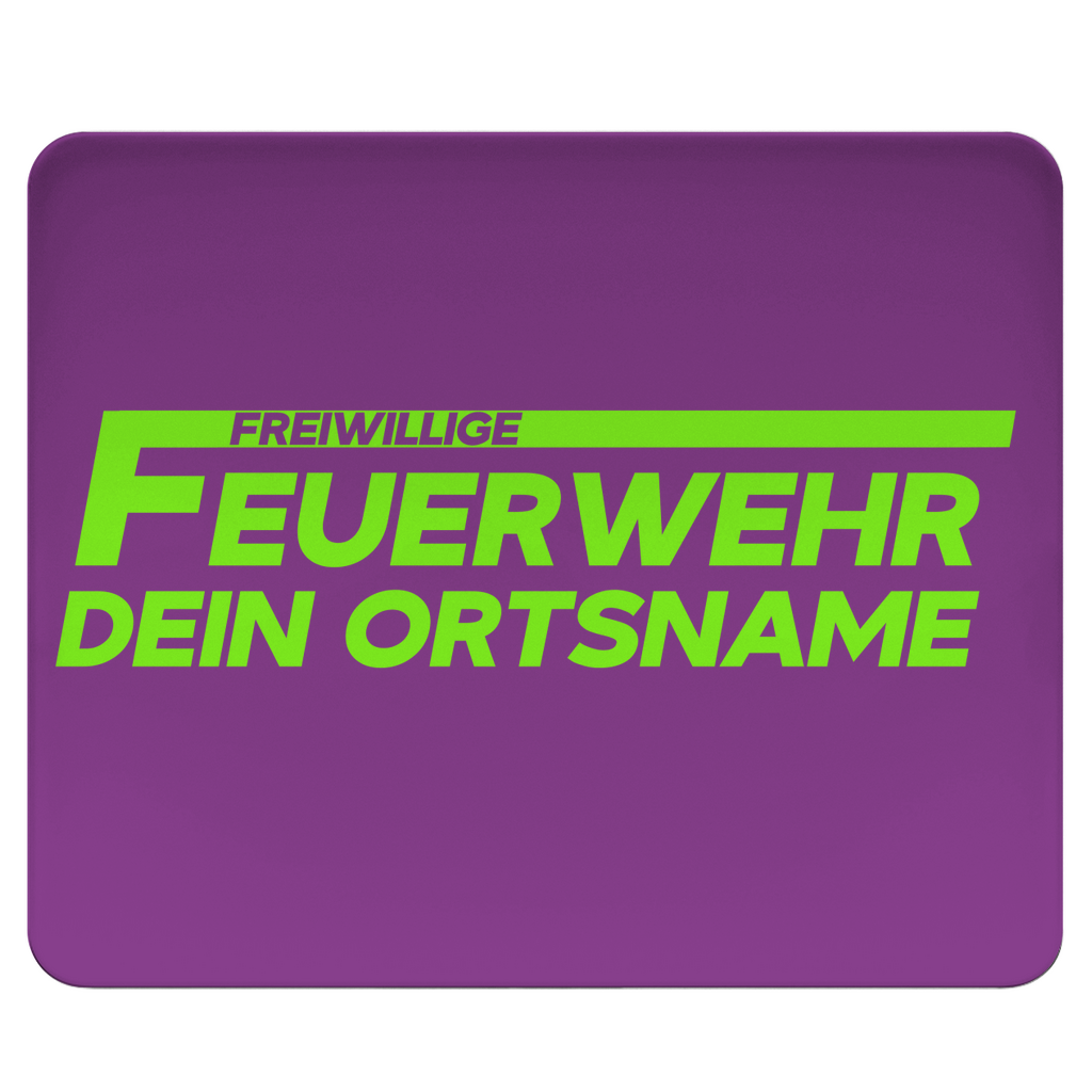 Mousepad - Freiwillige Feuerwehr Grün [Personalisierbar]