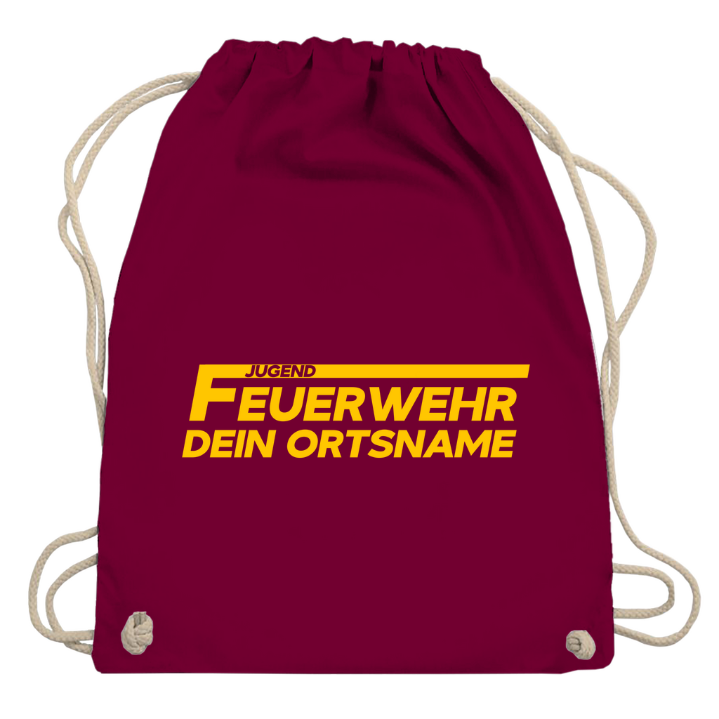 Turnbeutel - Jugendfeuerwehr Gelb [Personalisierbar]