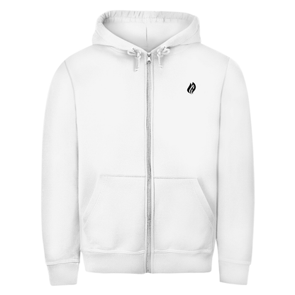 Unisex Zipper Hoodie - Flamme Freiwillige Feuerwehr Grün [Personalisierbar]