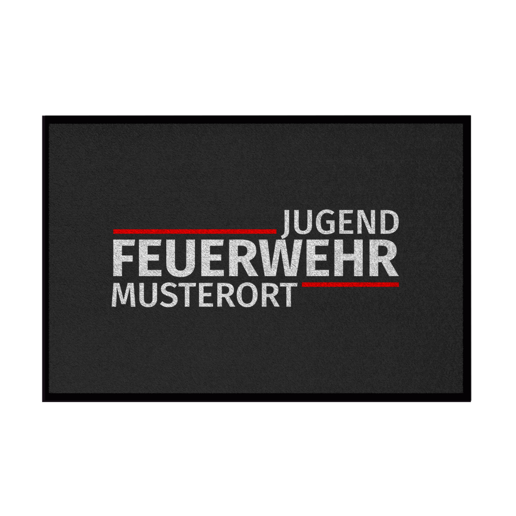 Fußmatte - Modern Jugendfeuerwehr [Personalisierbar]