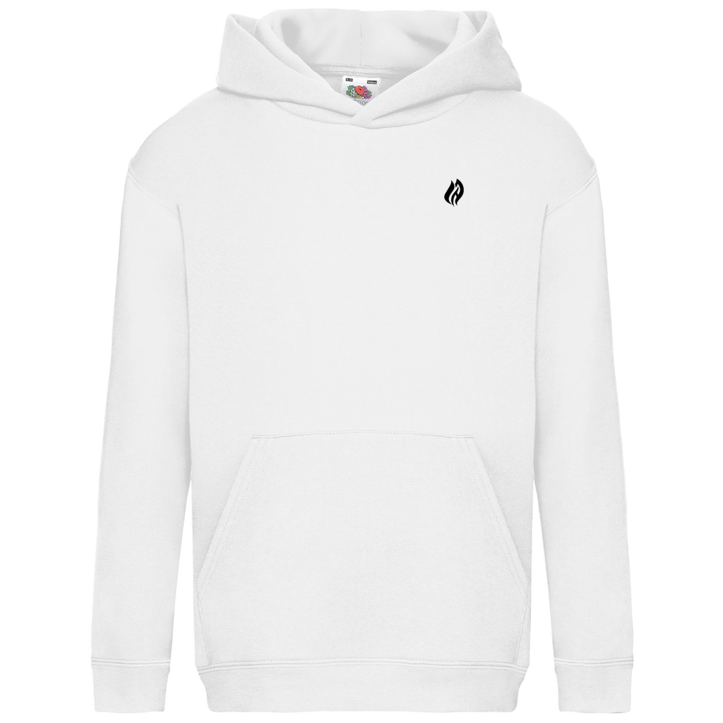 Kinder Hoodie - Flamme Freiwillige Feuerwehr Grün [Personalisierbar]
