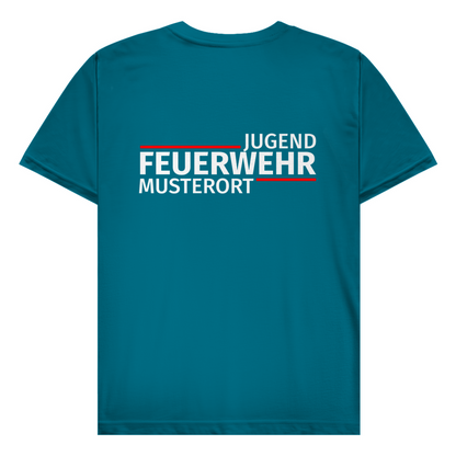 Herren T-Shirt - Modern Jugendfeuerwehr [Personalisierbar]