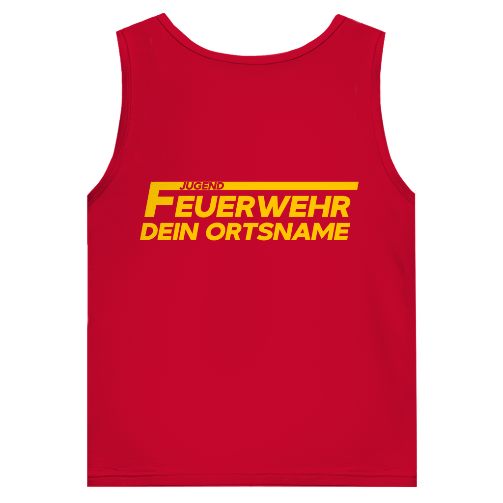 Herren Tank Top - Jugendfeuerwehr Gelb [Personalisierbar]