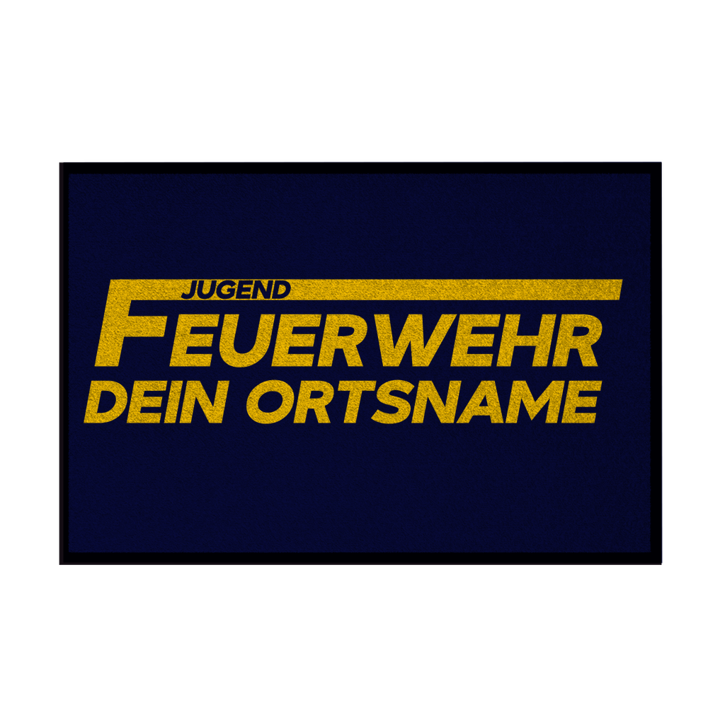 Fußmatte - Jugendfeuerwehr Gelb [Personalisierbar]