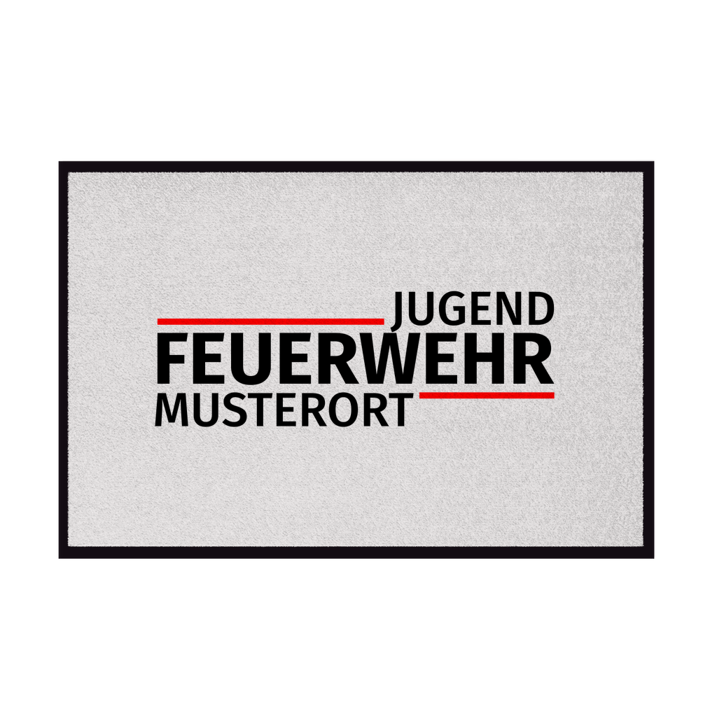 Fußmatte - Modern Jugendfeuerwehr [Personalisierbar]