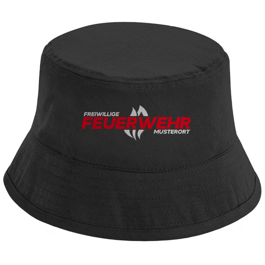 Bucket Hat - Flamme Freiwillige Feuerwehr Rot [Personalisierbar]