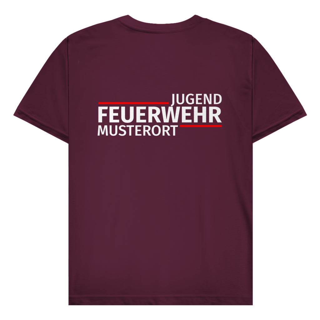 Herren T-Shirt - Modern Jugendfeuerwehr [Personalisierbar]