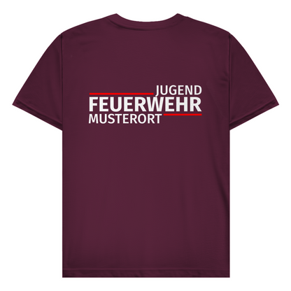 Herren T-Shirt - Modern Jugendfeuerwehr [Personalisierbar]