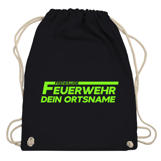 Turnbeutel - Freiwillige Feuerwehr Grün [Personalisierbar]