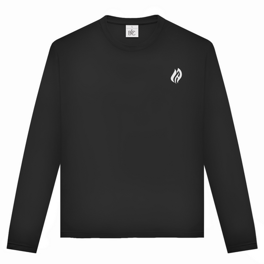 Unisex Langarmshirt - Flamme Freiwillige Feuerwehr Grün [Personalisierbar]