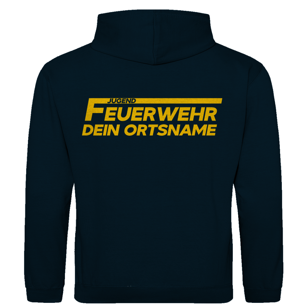 Herren Hoodie - Jugendfeuerwehr Gelb [Personalisierbar]