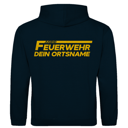 Herren Hoodie - Jugendfeuerwehr Gelb [Personalisierbar]