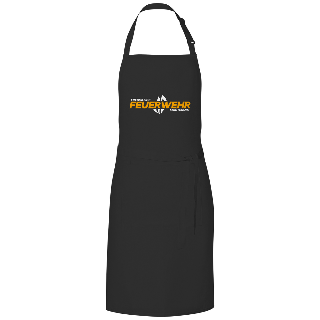 Grillschürze - Flamme Freiwillige Feuerwehr Gelb [Personalisierbar]