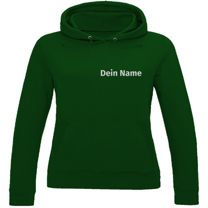 Damen Hoodie - Freiwillige Feuerwehr Grün (Personalisierbar)