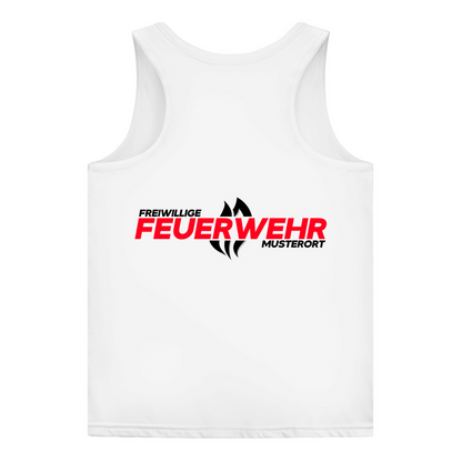 Damen Tank Top - Flamme Freiwillige Feuerwehr Rot [Personalisierbar]