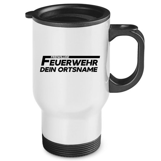 Edelstahl-Thermobecher - Freiwillige Feuerwehr (Personalisierbar)