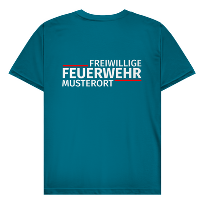 Herren T-Shirt - Modern Freiwillige Feuerwehr [Personalisierbar]