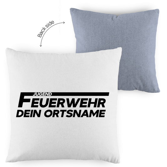 Kopfkissen zweifarbig - Jugendfeuerwehr [Personalisierbar]