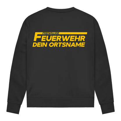 Damen Sweatshirt - Freiwillige Feuerwehr Gelb [Personalisierbar]