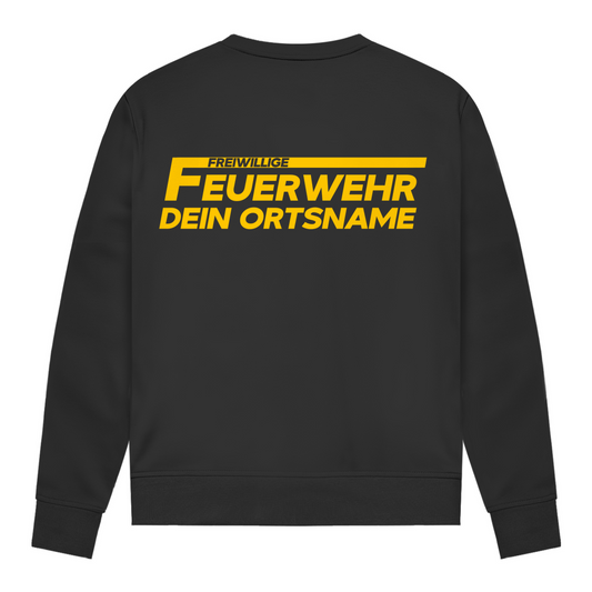 Damen Sweatshirt - Freiwillige Feuerwehr Gelb [Personalisierbar]