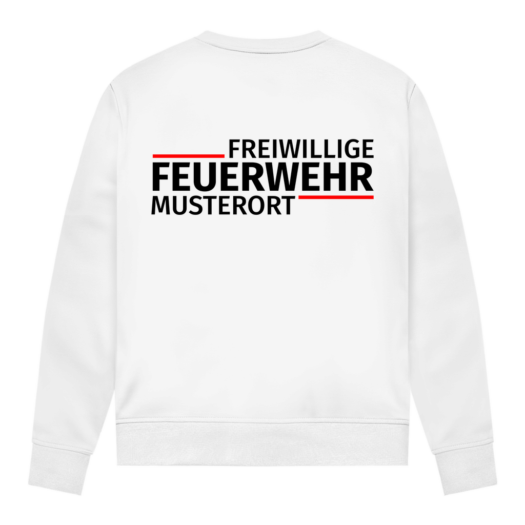 Damen Sweatshirt - Modern Freiwillige Feuerwehr [Personalisierbar]