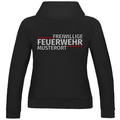 Damen Hoodie - Modern Freiwillige Feuerwehr [Personalisierbar]