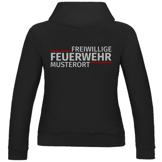 Damen Hoodie - Modern Freiwillige Feuerwehr [Personalisierbar]