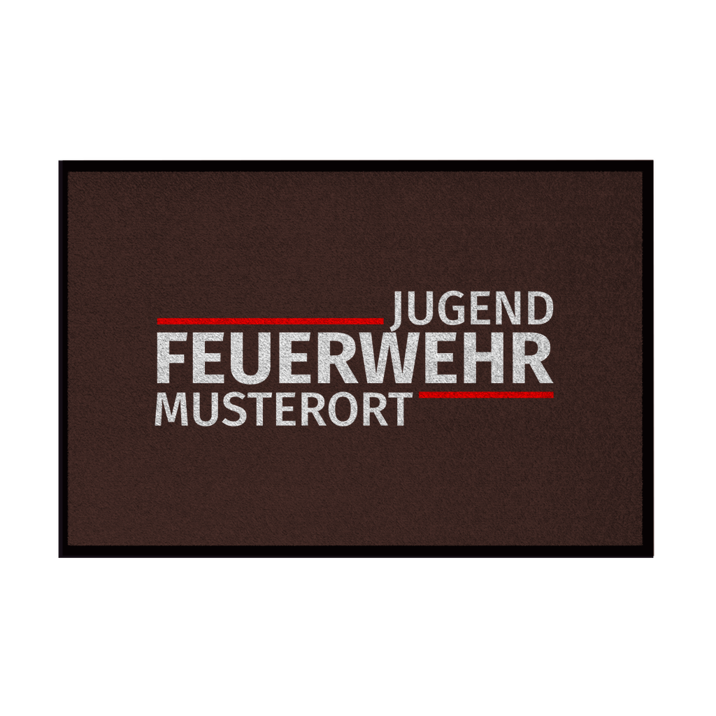 Fußmatte - Modern Jugendfeuerwehr [Personalisierbar]
