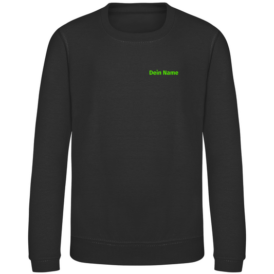 Kinder Sweatshirt - Jugendfeuerwehr Grün [Personalisierbar]