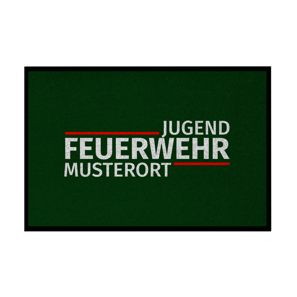 Fußmatte - Modern Jugendfeuerwehr [Personalisierbar]