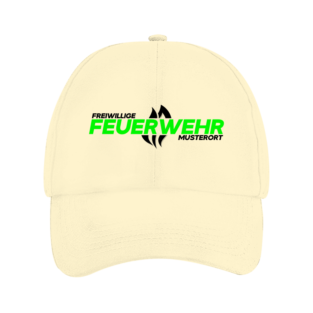Dad Cap - Flamme Freiwillige Feuerwehr Grün [Personalisierbar]