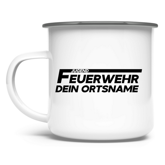 Emaille Tasse - Jugendfeuerwehr [Personalisierbar]