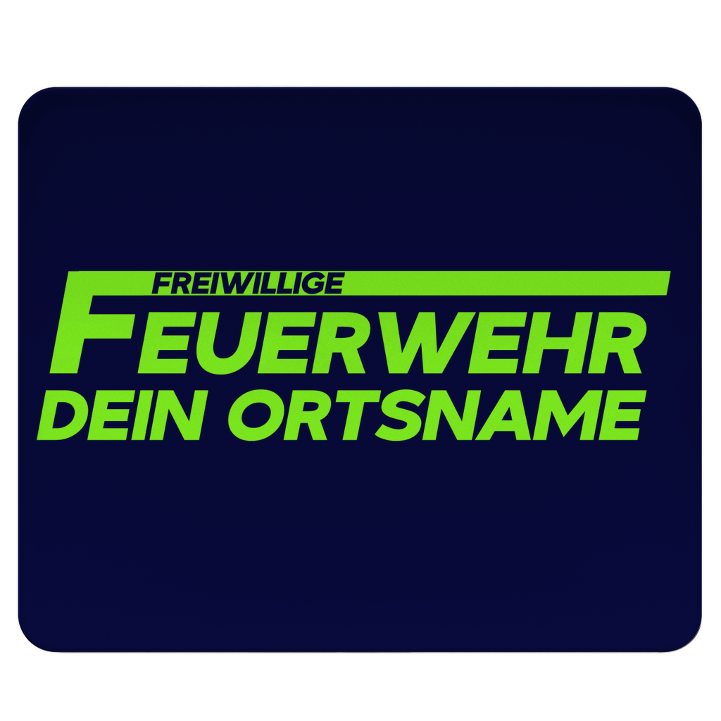 Mousepad - Freiwillige Feuerwehr Grün [Personalisierbar]