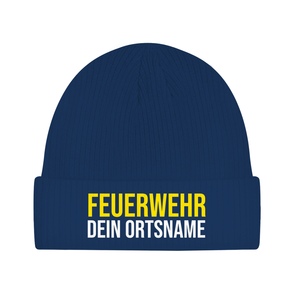 Beanie - Feuerwehr Schriftzug (Personalisierbar)