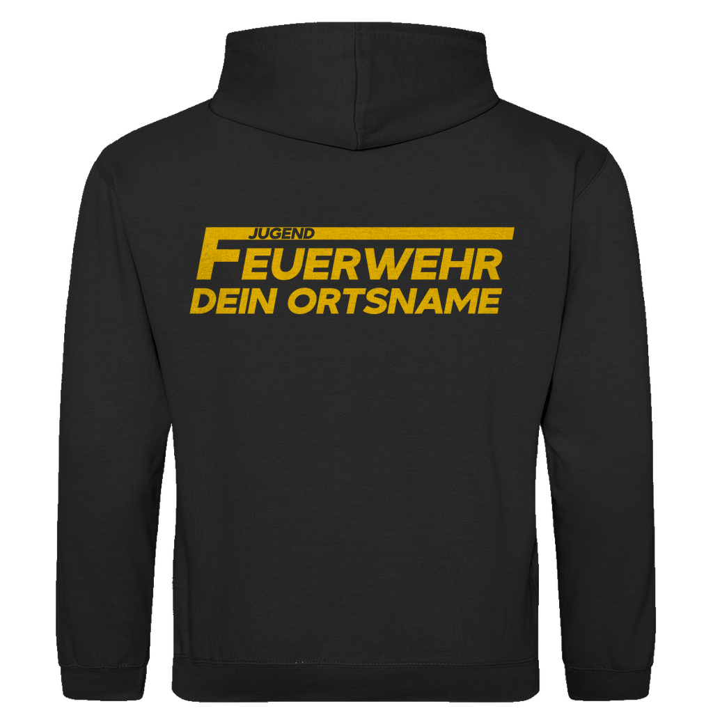 Herren Hoodie - Jugendfeuerwehr Gelb [Personalisierbar]