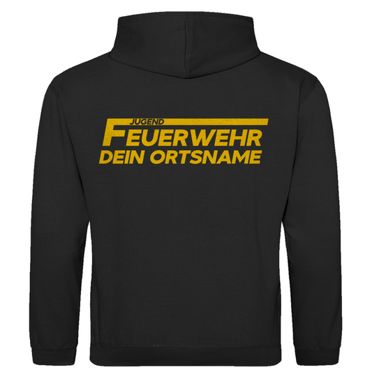 Herren Hoodie - Jugendfeuerwehr Gelb [Personalisierbar]