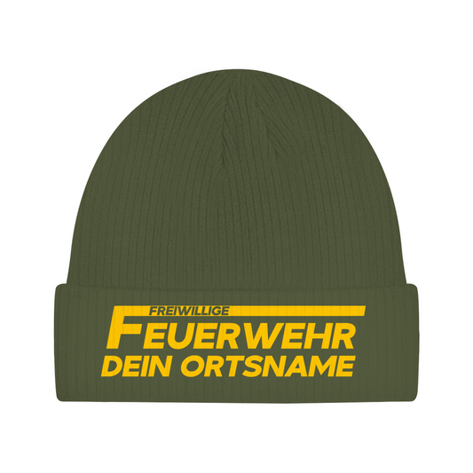 Beanie - Freiwillige Feuerwehr Gelb [Personalisierbar]
