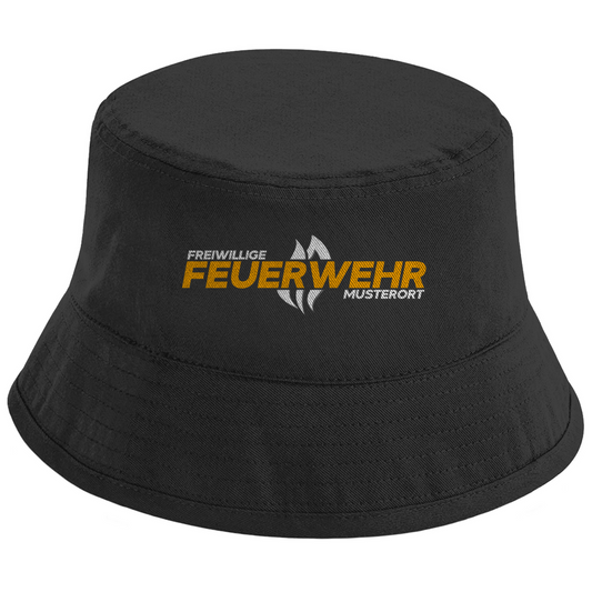 Bucket Hat - Flamme Freiwillige Feuerwehr Gelb [Personalisierbar]