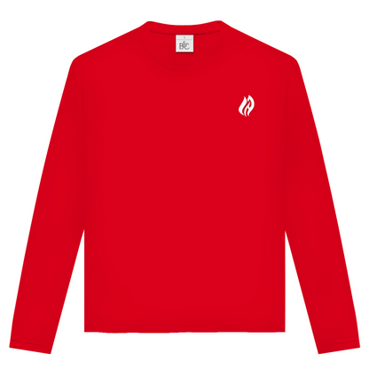 Unisex Langarmshirt - Flamme Freiwillige Feuerwehr Gelb [Personalisierbar]