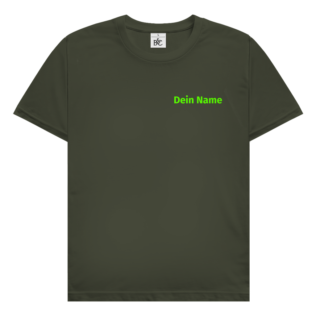 Herren T-Shirt - Freiwillige Feuerwehr Grün [Personalisierbar]