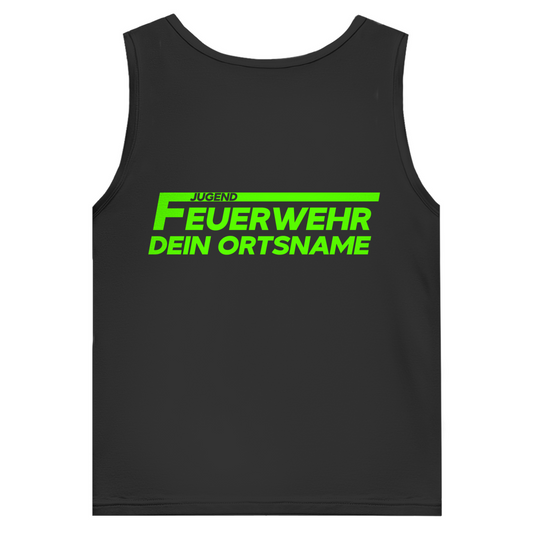 Herren Tank Top - Jugendfeuerwehr Grün [Personalisierbar]