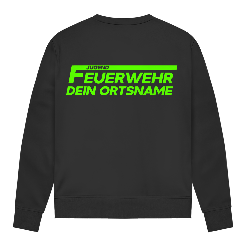 Damen Sweatshirt - Jugendfeuerwehr Grün [Personalisierbar]