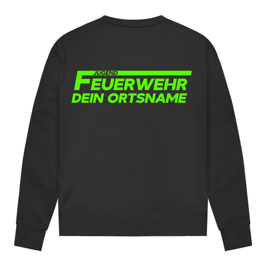 Damen Sweatshirt - Jugendfeuerwehr Grün [Personalisierbar]